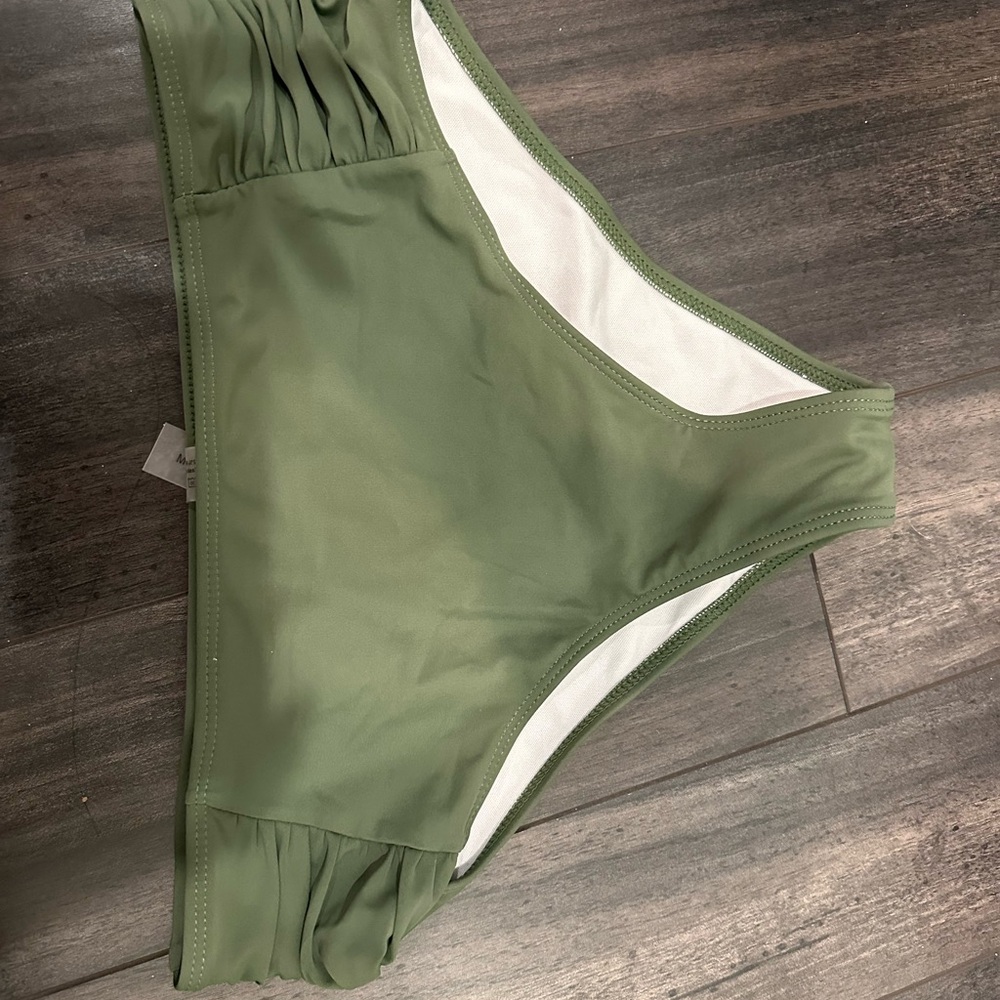 Olive Green Women's Swim Bottom
